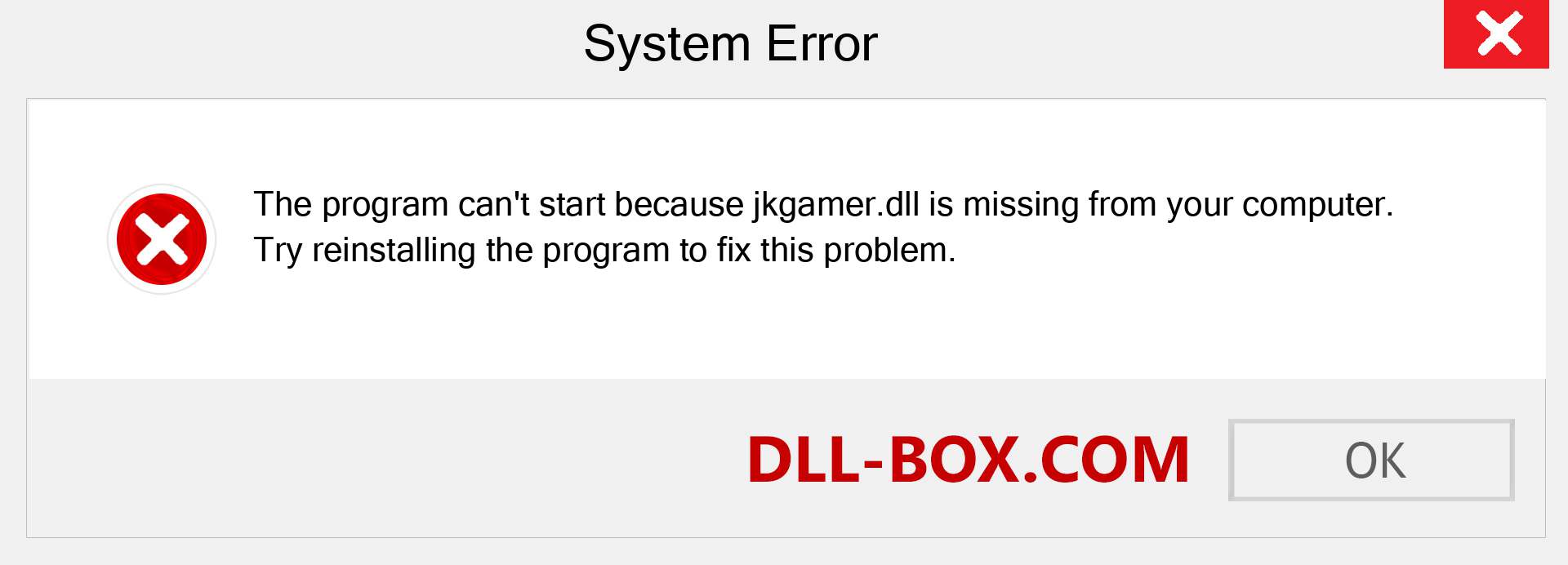  jkgamer.dll file is missing?. Download for Windows 7, 8, 10 - Fix  jkgamer dll Missing Error on Windows, photos, images